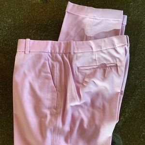 J Crew Lavender Cuffed Capri